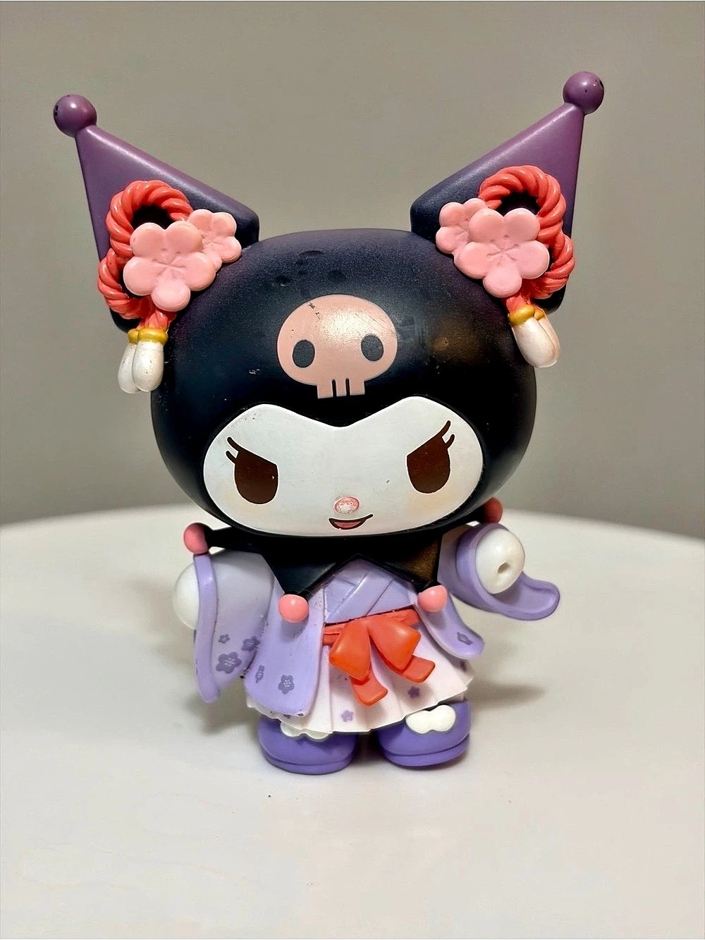 2023 Miniso Sanrio Characters Ryhme Flower Series - Kuromi 3.5” PVC Vinyl Figure